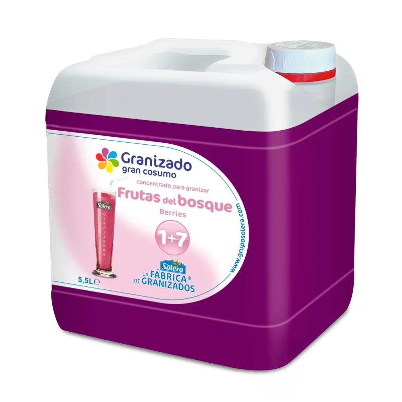 Granizado Gran Consumo de frutas del bosque
